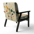 thumbnail image 5 of Designart "Mid Century Polka Dots" Upholstered Modern & Contemporary Accent Chair and Abstract Collages Arm Chair - Multiple Color & Pattern, 5 of 7