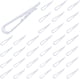 thumbnail image 1 of 200 pinzas de cocodrilo de plástico (3,8 cm), pinzas para ropa con dientes, pinzas transparentes para corbatas, calcetines, pantalones, camisas, 1 of 5