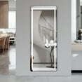 thumbnail image 6 of 64 inch x 21 inch full-length vertical mirror with LED light, illuminated floor mirror with bracket,, 6 of 9