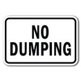 thumbnail image 1 of No Dumping Sign 12" X 18" Heavy Gauge Aluminum Signs, 1 of 1