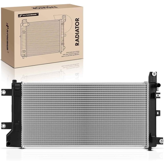 A-Premium Engine Coolant Radiator Assembly Compatible with Nissan LEAF 2018-2024, Soul EV 2019