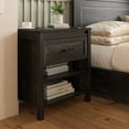 thumbnail image 3 of Table de chevet Beaumont d’Ameriwood Home, chêne noir, 3 of 9