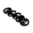 thumbnail image 1 of tamizeot 5 Pieces Record Adapter Reusable Removable 45RPM Turntable Phonograph Adapters Musical Instrument Recorder Part, 1 of 6