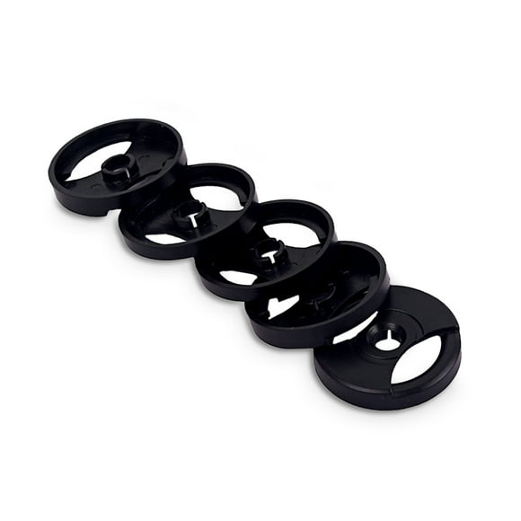 Sonducket Adaptador de registro de plástico de 5 piezas, tocadiscos profesional extraíble, fonógrafo, grabadora de instrumentos musicales, Accesorios para instrumentos musicales