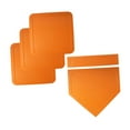 thumbnail image 3 of Juego de base de béisbol y sóftbol, ​​bases de goma para lanzar, home, montículo de lanzador, equipo portátil de entrenamiento de práctica para naranja, 3 of 8
