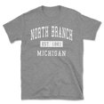 thumbnail image 1 of North Branch Michigan Classic Established Men's Cotton T-Shirt, 1 of 1
