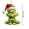 thumbnail image 2 of Adornos de coche de bebé Grinch de dibujos animados Adornos de árbol de Navidad Decoraciones para el hogar, 2 of 6