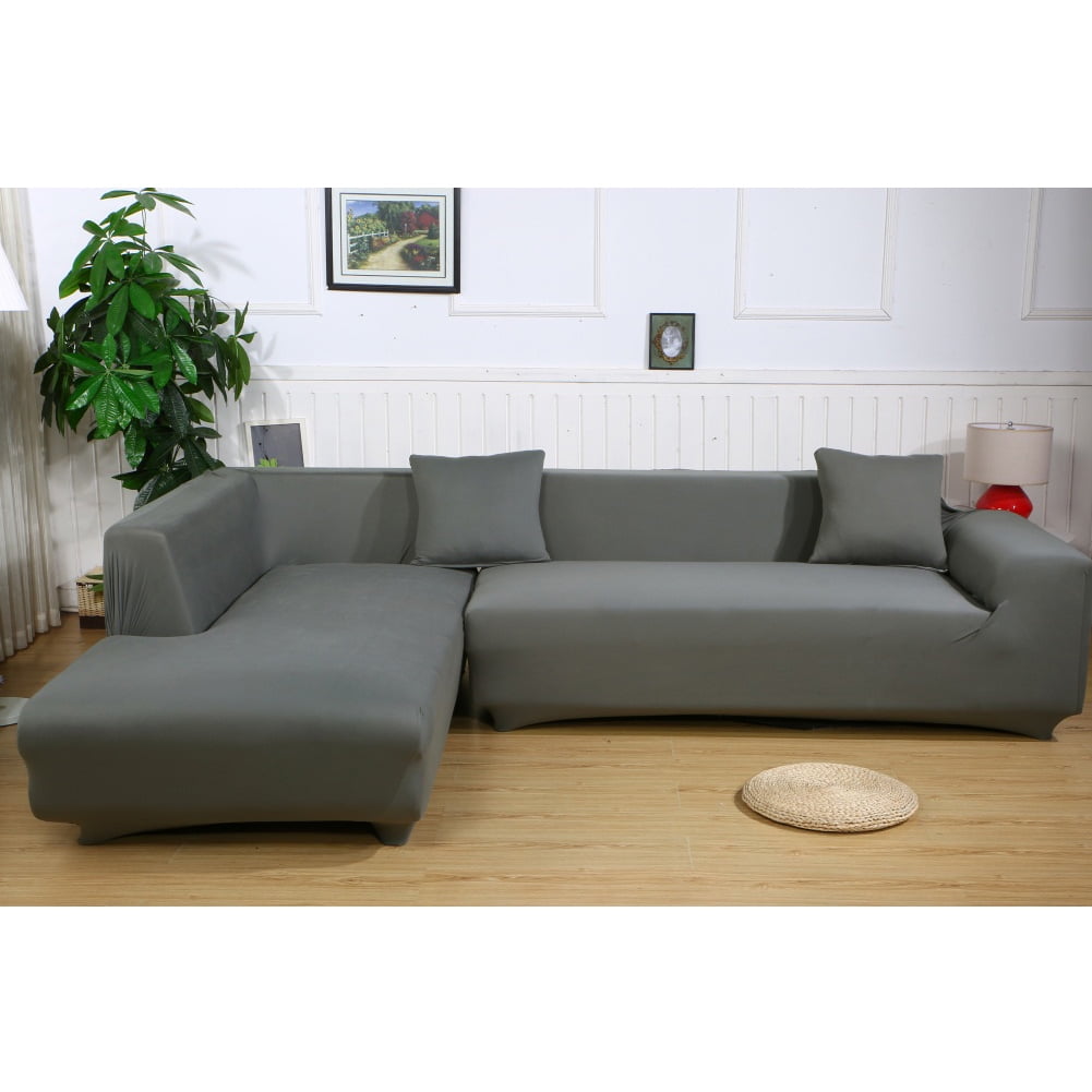 Stretch Fabric Sofa Slipcover 1 2 3 4 seater, Elastic Sectional Sofa