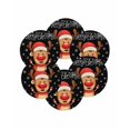 thumbnail image 7 of 15 Inch Round Placemats Set of 6, Merry Christmas Non Slip Heat Insulation PP Table Mats, Winter Cartoon Xmas Deer Snowflake Washable Place Mats for Kitchen Dining Party Table Decor, 7 of 7