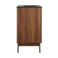 thumbnail image 4 of Modway Soma 30" Modern Wood Bathroom Vanity with Rattan Door in Walnut/Black, 4 of 16