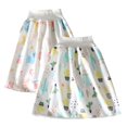 thumbnail image 1 of Heliisoer 2 Pcs Jupe Couche Réutilisable Confortable pour Bébé 1 Garçon Fille Entraînement, 1 of 3