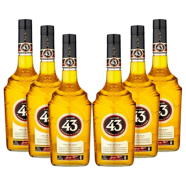 Pack 6 Licor 43 1 lt Importado