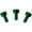 Green, variant on Color Stainless Steel Nut Clamping Screws