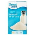thumbnail image 1 of Great Value Sel de Table Iodé, 1 of 2