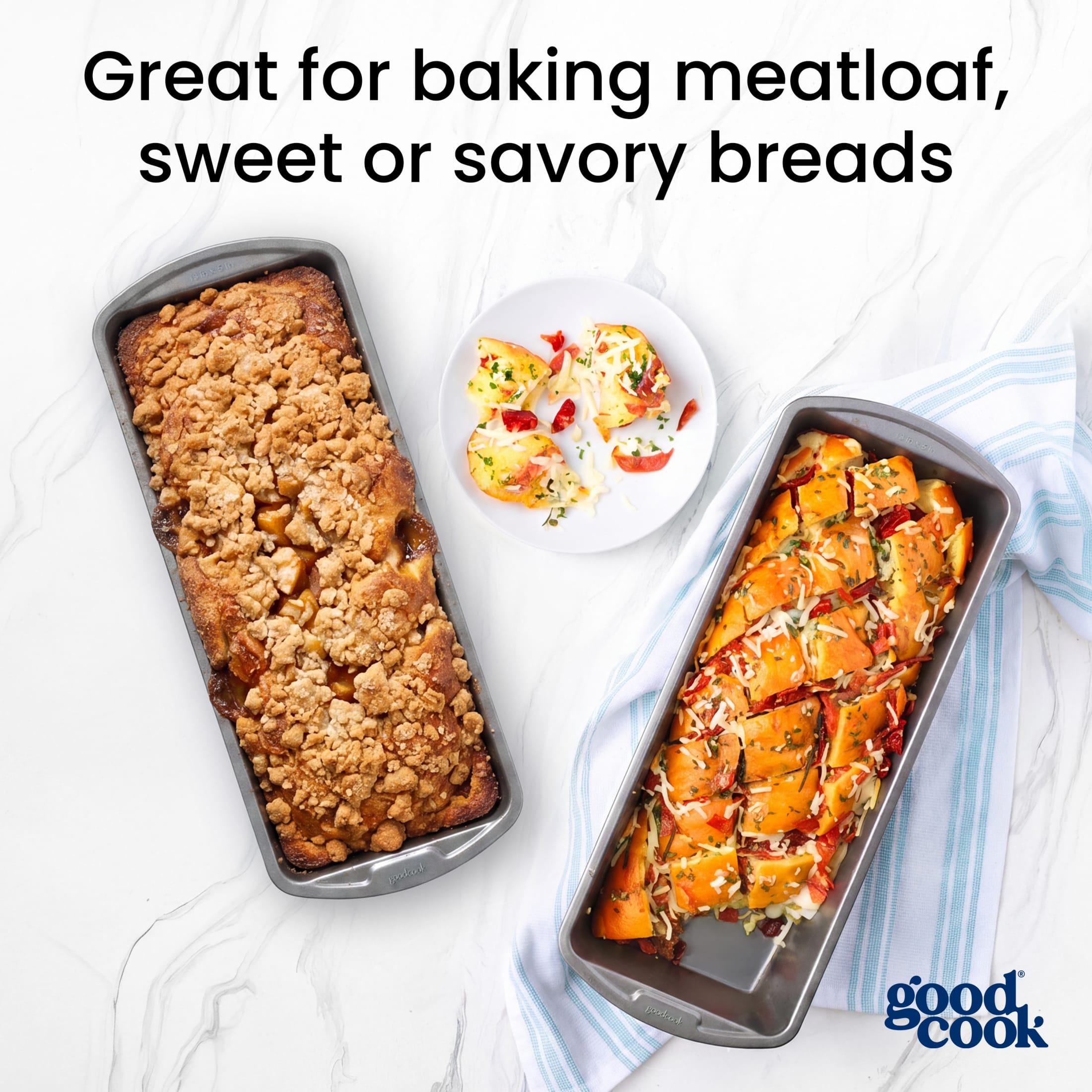 GoodCook Extra-Large Nonstick Loaf Pan Set of 2 photo 2
