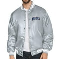 thumbnail image 2 of Men's Starter Gray New York Knicks Logo Varsity Full-Snap Jacket, 2 of 3