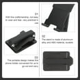 thumbnail image 2 of Raindrops Tablet Phone Cell Stand Cellphone Laptop for Desk Telephone Black, 2 of 8