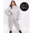 thumbnail image 5 of SPXTREME Women's Tracksuit Set 2 Piece Hoodie Sweatpants Lounge Oversized Sweatsuits Fall Outfits, 5 of 11