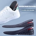 thumbnail image 5 of Happydeer 1 Pair Shoe Insole Invisible Breathable Removable Make You Taller Comfortable Height Increasing Air Cushion Shoe Insole Heel Insert for Men Women, 5 of 13