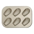 thumbnail image 2 of Nonstick Pan 6 Pack 6 Cavity Cookies Trays For Oven Baking Cake Warp Shape Cake Pan, 2 of 9