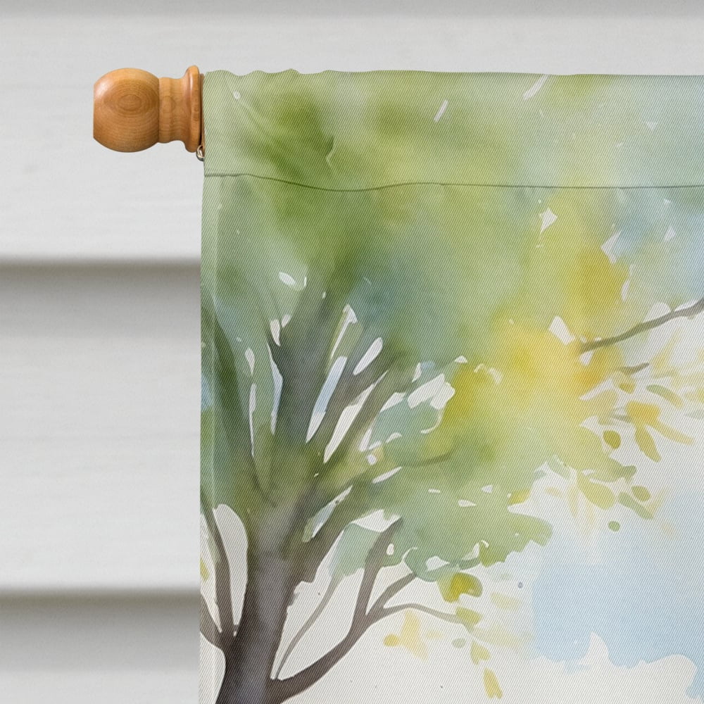 Greyhound Spring Path House Flag 28 in x 40 in