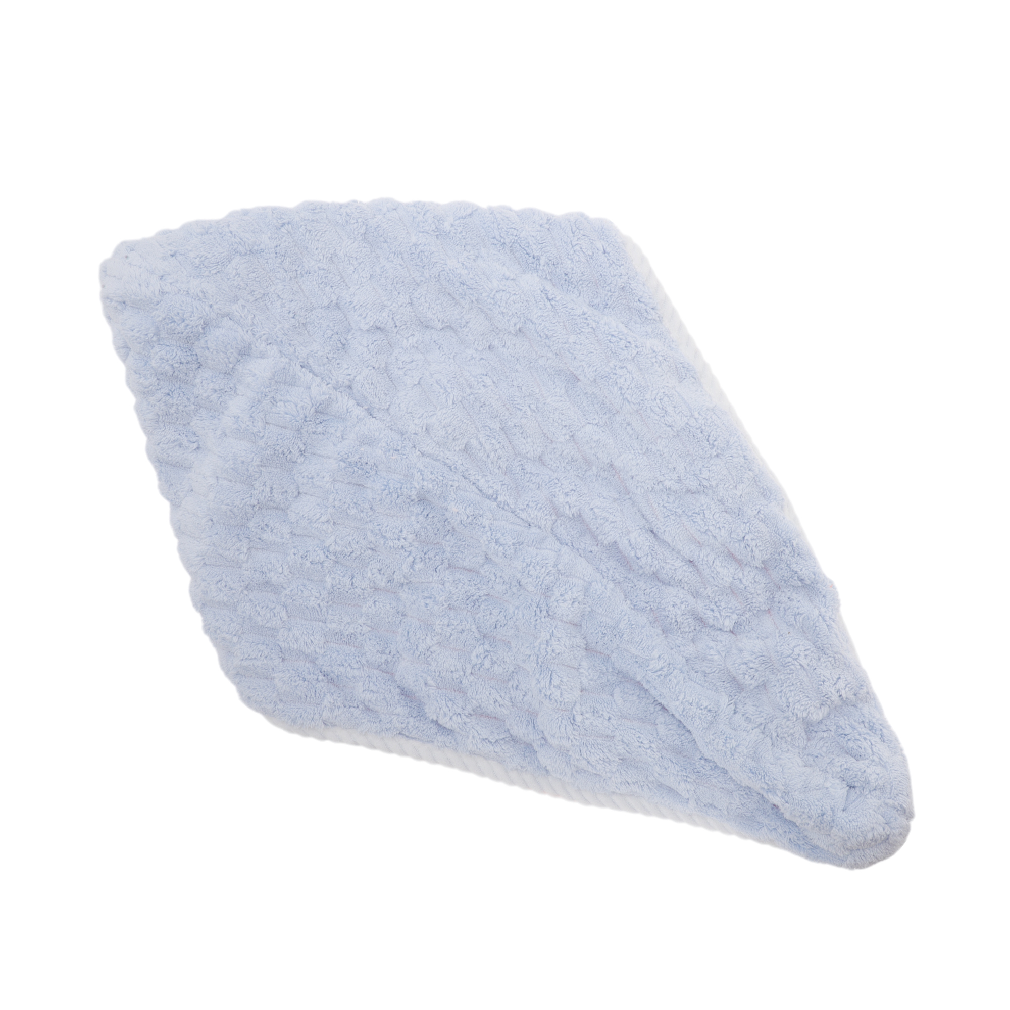 Unique Bargains Water Absorbent Double Layer Hair Towel for Bathroom Hotel Blue, Pink