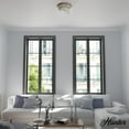 thumbnail image 7 of Hunter Langwood Distressed White and Chestnut 2 Light Flush Mount Ceiling Light Fixture, 7 of 7