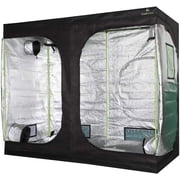 CoolGrows 96 x 48 x 80 PEVA Plant Growing Tent Heavy-Duty Zippers Easy-View Window
