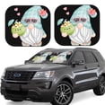 thumbnail image 2 of Daiia Summer Gnome,Cute Gnome 2PCS Car Windshield Sun Shade, Foldable Sun Shield for Car Front Window, Auto Sun Blocker Visor Protector Universal for Truck SUV Pickup-Medium, 2 of 7