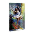 thumbnail image 4 of Stupell Industries Bright Hued Dancing Ballerina Entertainment Painting Wrapped Canvas Art Print Wall Art, 16 x 24, 4 of 8