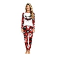 thumbnail image 2 of Halloween Pajamas Set for Family Skull Ghost Crew Neck Spooky Pullover Pjs and Candy Pumpkin Funny Jogger Pajama Pants, 2 of 4