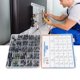 thumbnail image 5 of Juego De Condensadores Electrolíticos, 300 Piezas, 23 Valores, Buen Efecto De Corriente, Kit De Caja De Condensadores Para Mantenimiento Eléctrico, 5 of 7