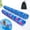 A-Tropical/Plants, variant on Inflatable Swimming Pool Noodle, 2 Pack Soft Fabric Quick Drying Covered Large Pool Floats Noodles, Premium Buoyancy Swim PoolFloats with Portable Storage Bag for Pool