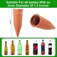 thumbnail image 2 of Terracotta Watering Spikes 6 Pack Plant Watering Devices Wine Bottle Automatic Plant Waterer for Vacations, Self Watering Stakes for Indoor Outdoor Plants, 2 of 10
