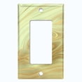 thumbnail image 5 of Metal Light Switch Plate Cover Image of Marble Light Green Swirl MAR087, 5 of 13