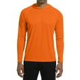 thumbnail image 5 of Men’s Lightweight Long Sleeve Hooded Athletic Shirt, Moisture-Wicking Performance Pullover, Casual Workout Top, 5 of 5