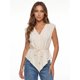 thumbnail image 4 of Chaleco de mujer, sin mangas, con cinturón, liso, holgado, top de verano, ropa de club para fiestas y raves., 4 of 9