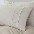 thumbnail image 4 of Gracie Mills Jennings Modern Farmhouse Organic Cotton Comforter Cover Set with Removable Insert - GRACE-14105, 4 of 5