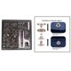 thumbnail image 1 of 100 piezas Kit de sujetadores a presión Botones a presión Pernos de presión con alicates de perforación Kit de broches para ropa para ropa Chaquetas Negro Baoblaze botones de snaps, 1 of 8
