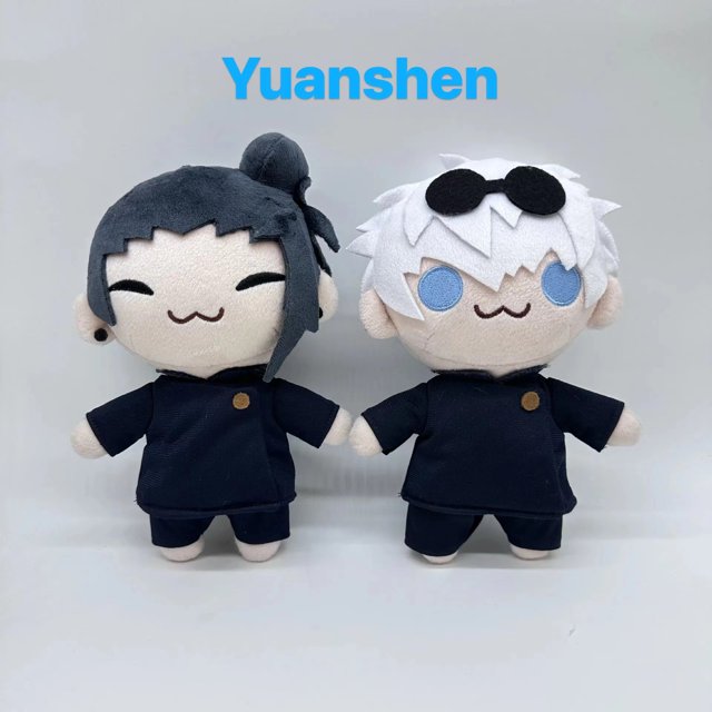 20cm nuevo estilo Anime Jujutsu Kaisen Satoru Gojo Geto Suguru versión Q figuras de acción muñeco de peluche juguete sofá decoración regalos