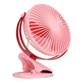 thumbnail image 4 of USB Fan Angle Adjustable Portable Clip On Fan for Home Car Dorm Strollers Travel Camping Pink, 4 of 5