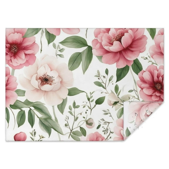 Pioneer Flower Rectangle Tablecloth 60"x84",Waterproof Polyester Rectangle Table Cloth, Wipeable Spillproof Polyester Tablecloth for Dining, Camping, Indoor and Outdoor