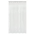 thumbnail image 1 of Doublure de rideau de douche robuste et imperméable en PEVA Mainstays, 137 x 198 cm, pour petites douches/cabines de douche, transparente, 1 of 5