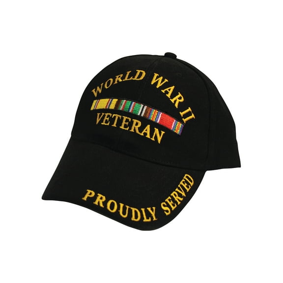 Black Military Veteran Proudly Served In World War II Baseball Style Hat Cap
