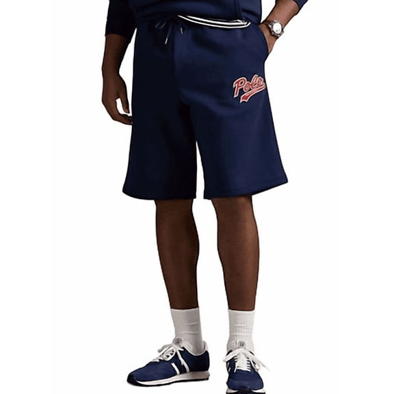 Polo Ralph Lauren Men's Big & Tall Logo Double-Knit Shorts, 6XB
