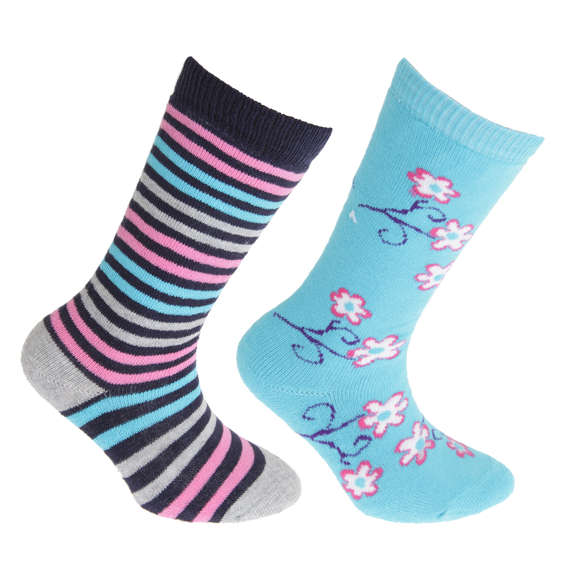 FLOSO Boys/Girls Cotton Rich Welly Socks (2 Pairs) - Walmart.com