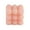 Blush, variant on Efavormart 2 Pack | White 2" Bubble Cube Paraffin Wax Candles, Unscented Square Pillar Candle, Party Favor Gift