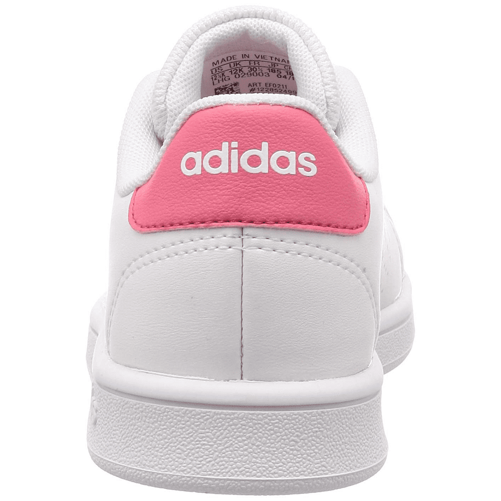 Tenis Advantage EF0211 Blanco/Rosa Niña Adidas 23 (MX) | Walmart en línea