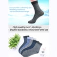 thumbnail image 4 of 10 Pairs Mens Spring Breathable Dress Crew Socks Fashion Middle Calf Silk Socks, 4 of 21