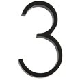 thumbnail image 1 of Distinctions 843193 Black Floating Mount 5Inch House Number 3, 1 of 1